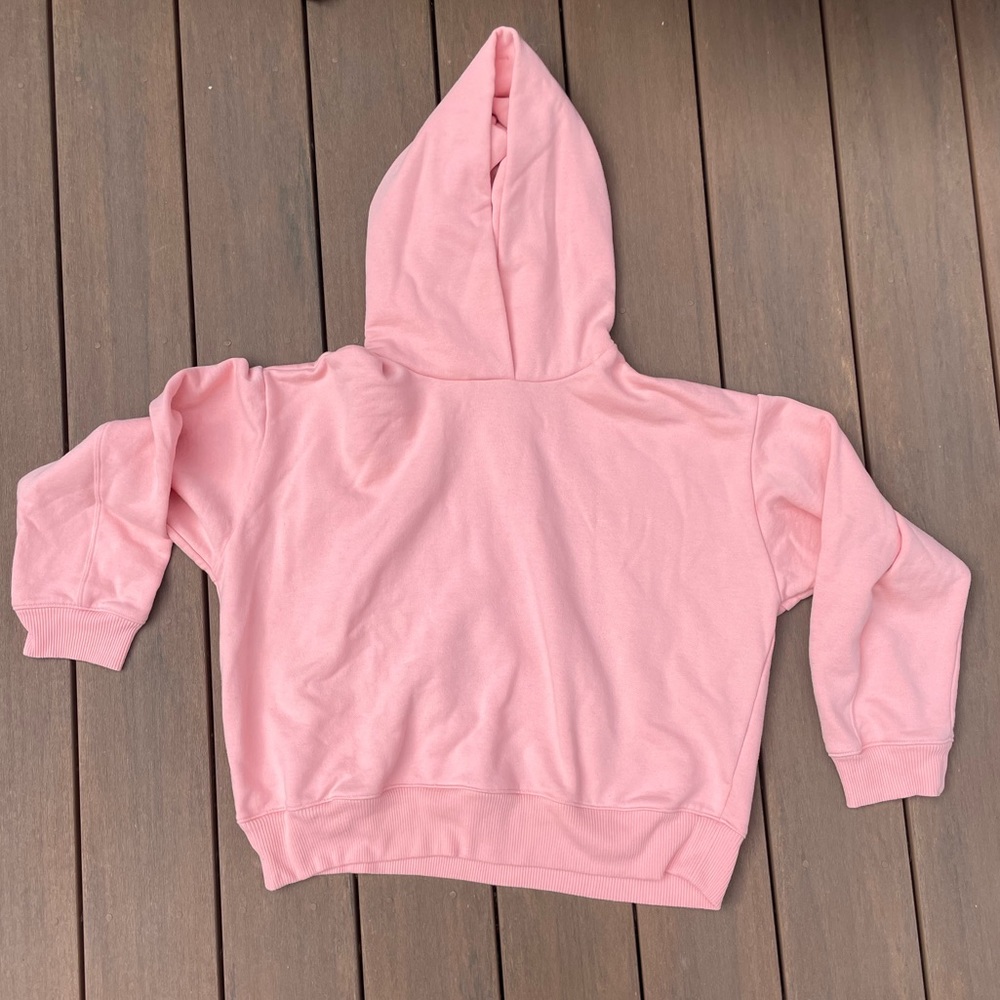 Peach stringless hoodie